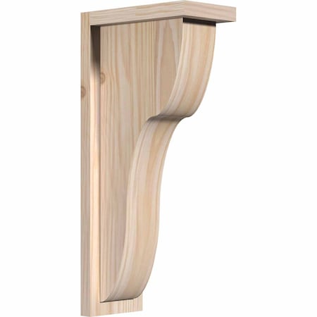 Ekena Millwork Carmel Smooth Corbel w/Backplate, Douglas Fir, 5 1/2"W x 10"D x 22"H COR06X10X22CAR01SDF